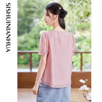 Like The Age Of Water Summer Shirt Regular Women's Pink