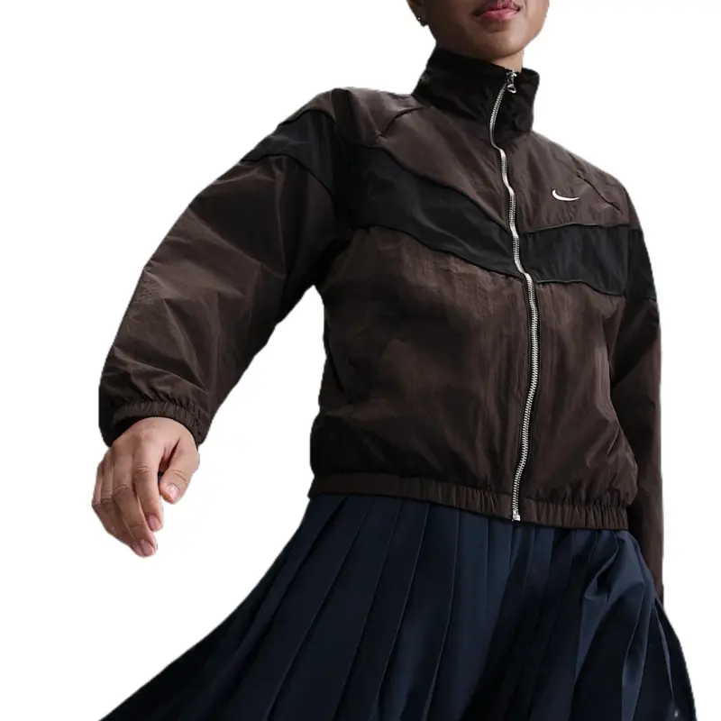 Nike SS25 Windrunner Jacket Women's Velvet Brown/Black/White-1