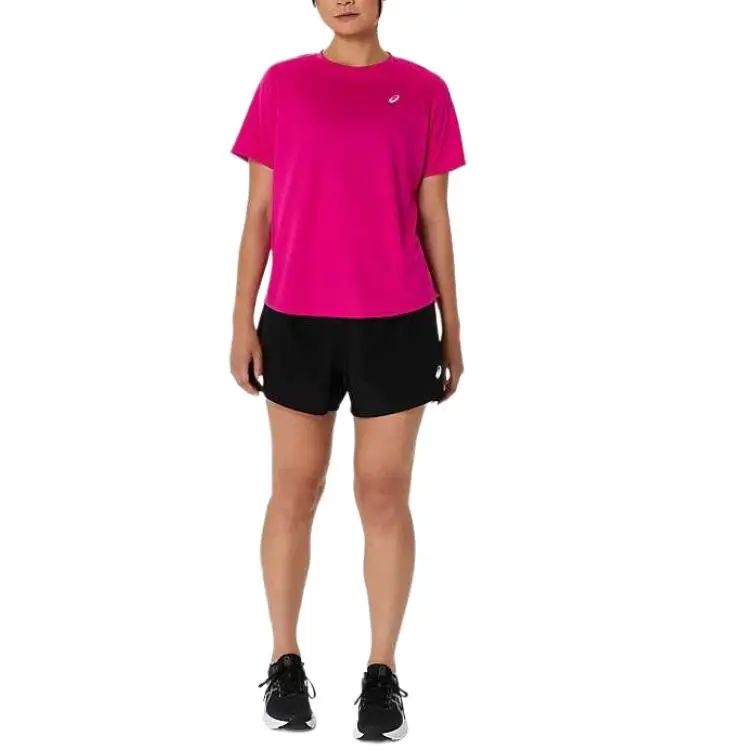 Asics SILVER Regular T Shirt Women's Pink-3
