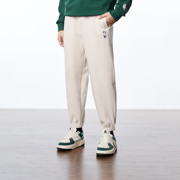 JACK JONES· x NBA Casual Pants Unisex Moonlight Gray-2