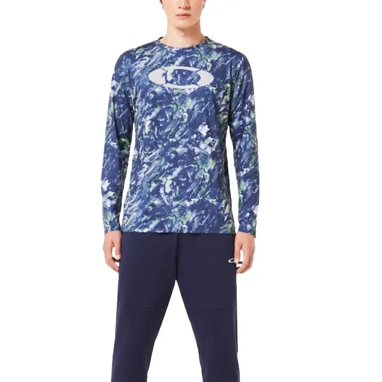 Oakley Striking Qd LS Graphic Tee 6.0 T-Shirt Men's Blue-3