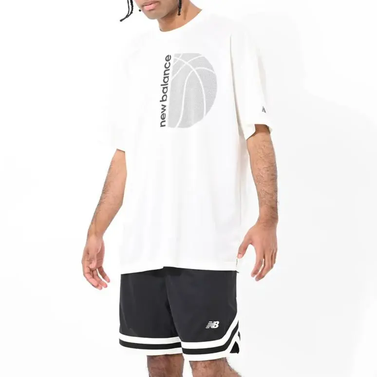 New Balance Graphic T Shirt Men's White-2
