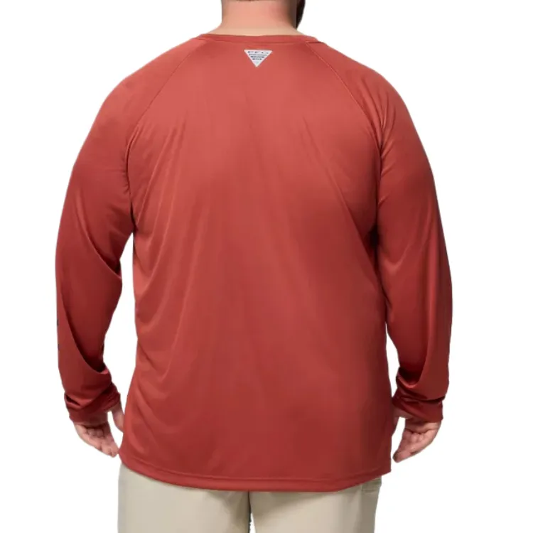 Columbia PFG Terminal Tackle Shirt Men's Dusty Red-1