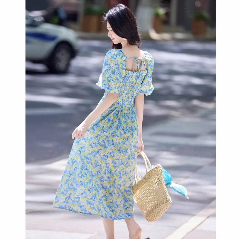 Still Quiet Short Sleeved Dress Women's-1