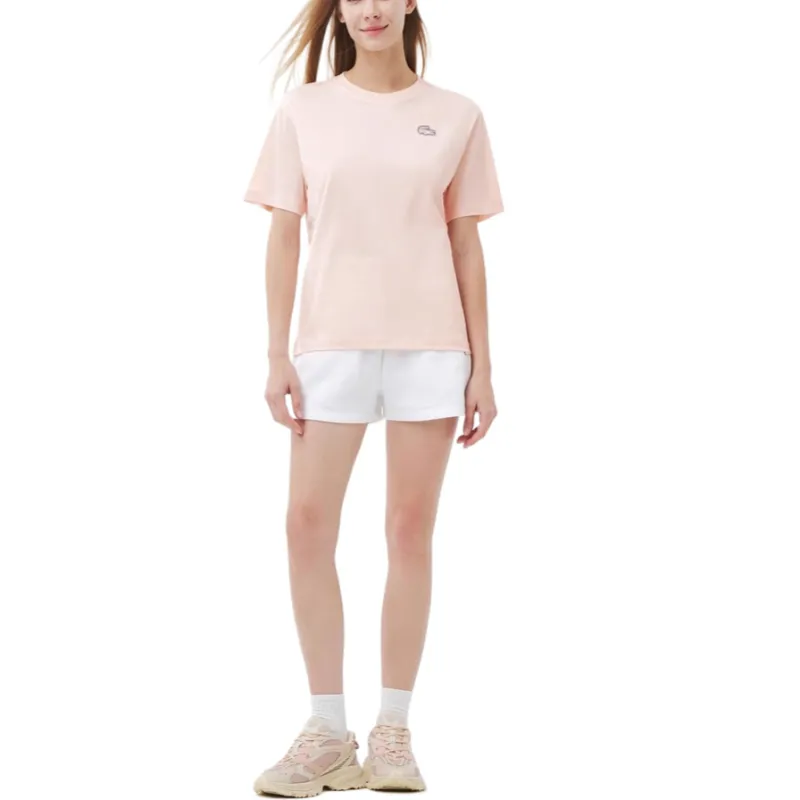 LACOSTE Logo patch T shirt-11