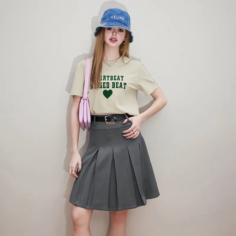 ELF SACK Denim Short Skirts Women's-2