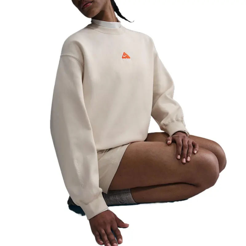 Acg Nike Acg 'Tuff Fleece' Women's Therma FIT Repel Crew Neck Sweatshirt-0