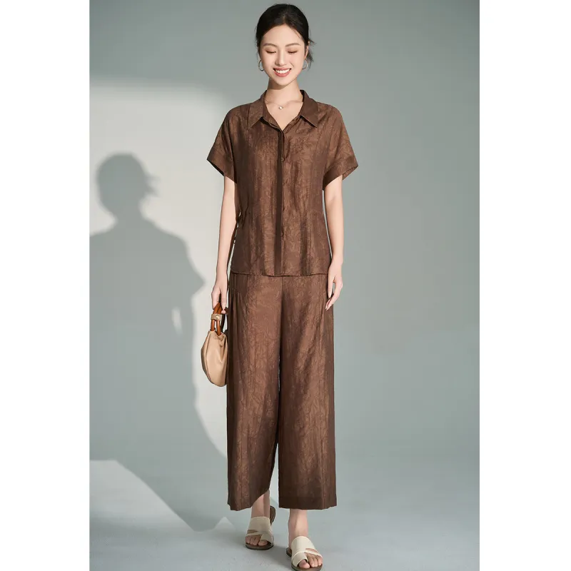 Mylan Casual Suits Women's Khaki-4