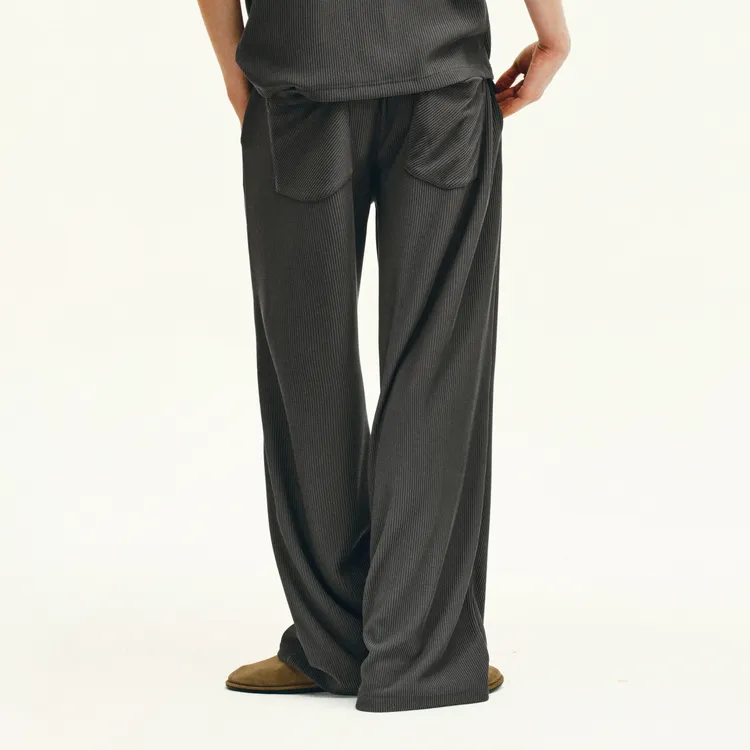 NONRADICAL Casual Pants Unisex Dark Gray-2