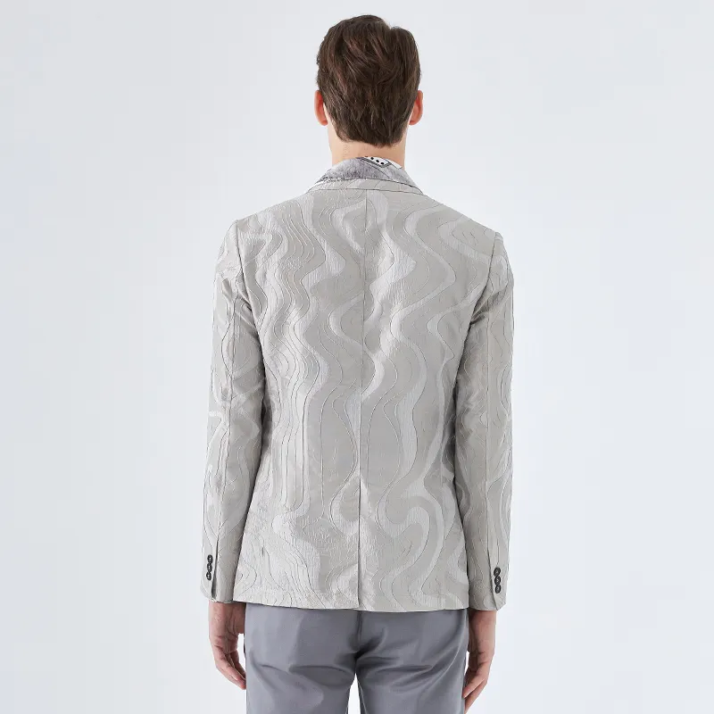 LIU·JO UOMO Business Suit Men's Beige Gray-7