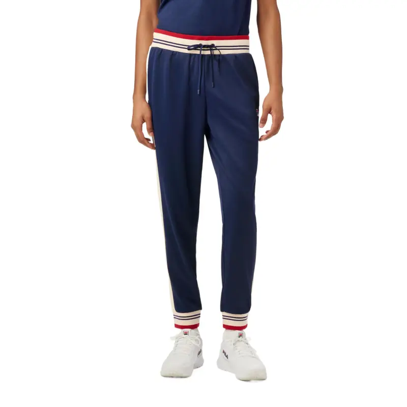 FILA Performancesettanta Iconic Heritage Stripe Casual Pants Men's Marine Blue 488-1
