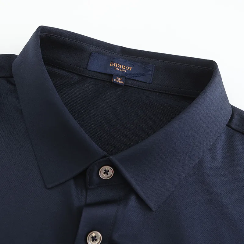 DIDIBOY T Shirts Men Navy Blue-2