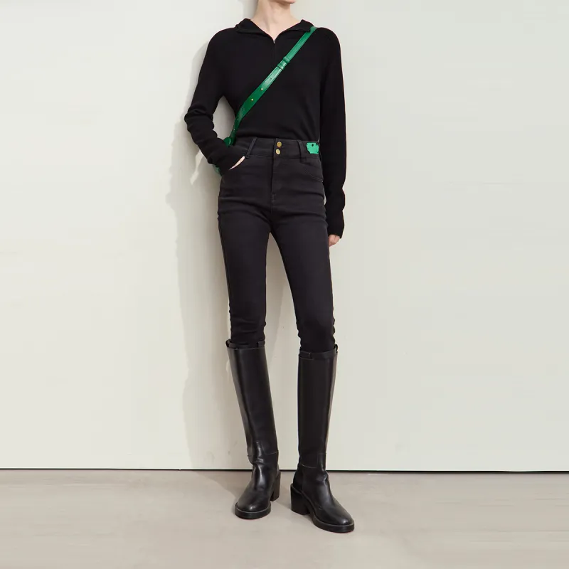 AMII Jeans Women's Black-7