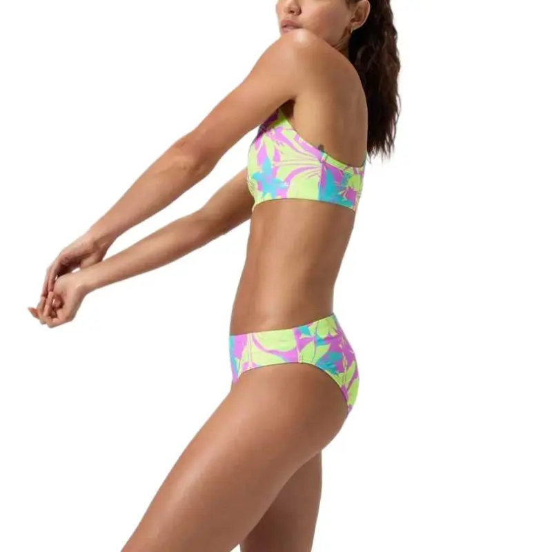 Speedo Bikini Women's Blue Yellow-4