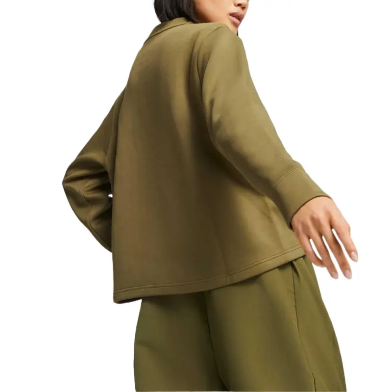 PUMA Sweatshirt Women's Olive Green-3