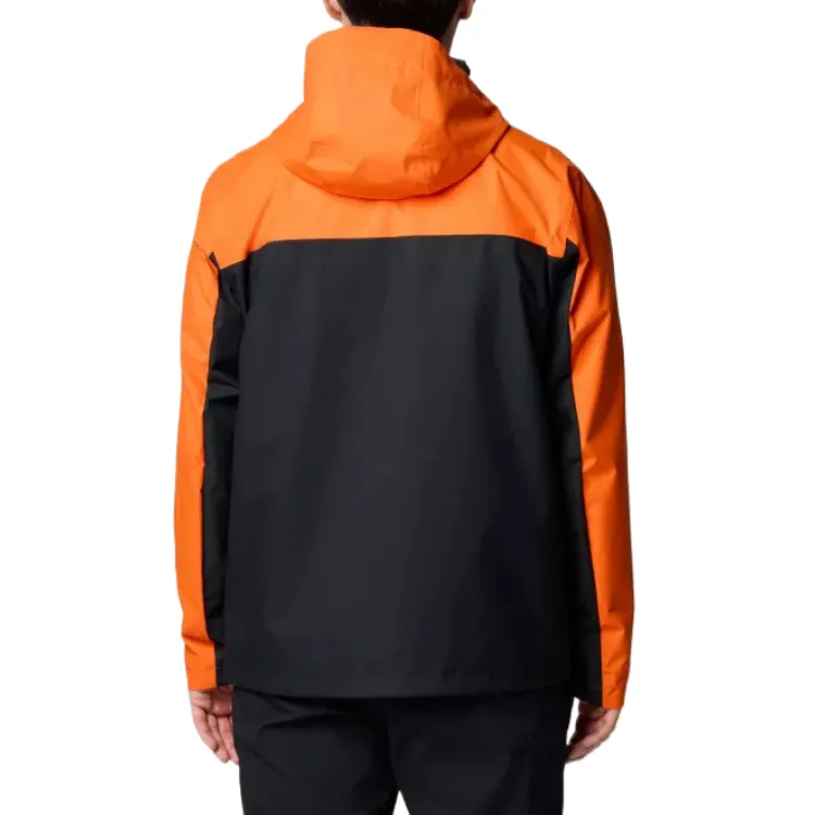 Columbia Jacket Men's Orange Black-1