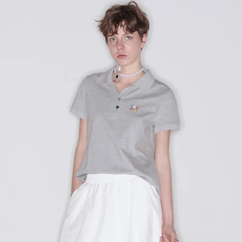 ELF SACK T Shirt Women's Colorful Pearl Gray-4
