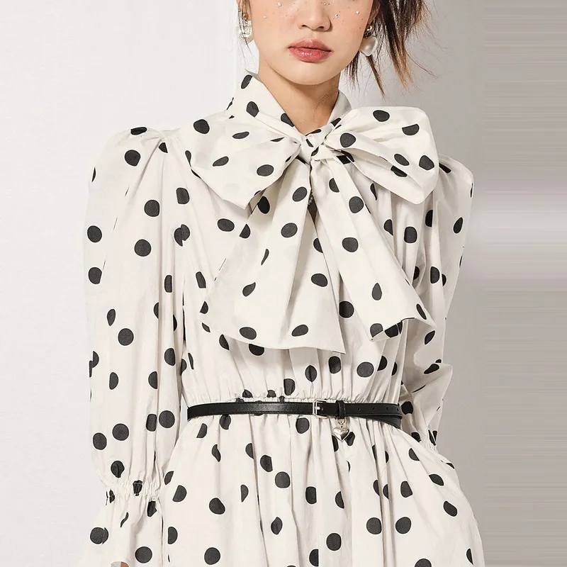 D'zzit Long Sleeved Dresses Women's White-2
