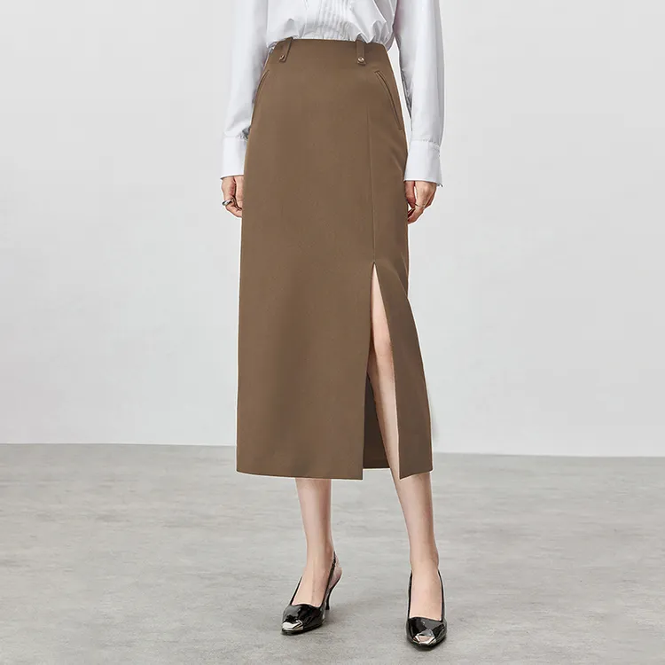 SENTUBILA Casual Long Skirts Women's-1