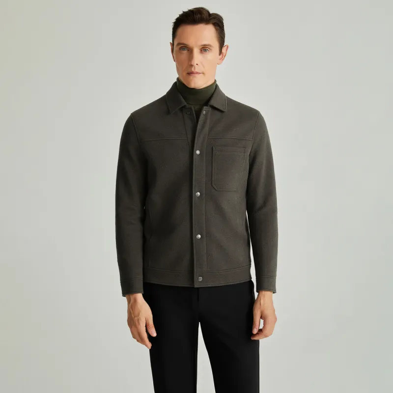 Satchi Down Jackets Men Gray Green-4