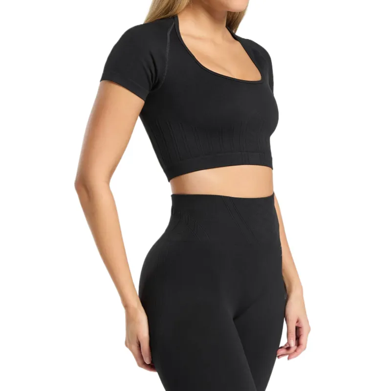 GYMSHARK Corset Seamless Crop Top Sport Vests Women's-2