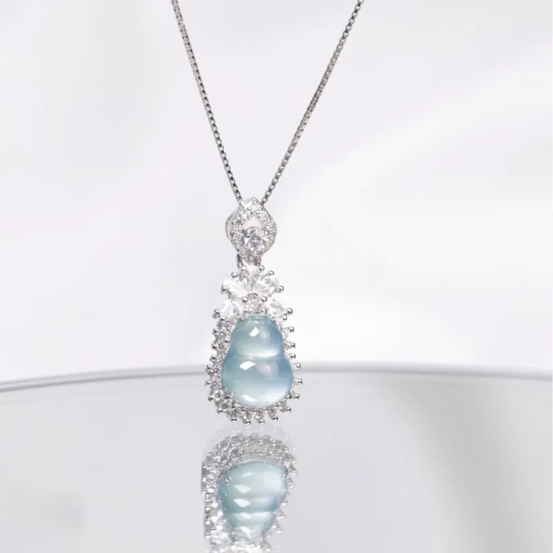 KALAIYIN Ice Glutinous Jadeite Necklaces Unisex-3