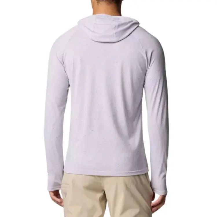 Columbia PFG Uncharted Neps Omni-Shade Omni-Wick Sweatshirt Men's Lavender Pearl-1