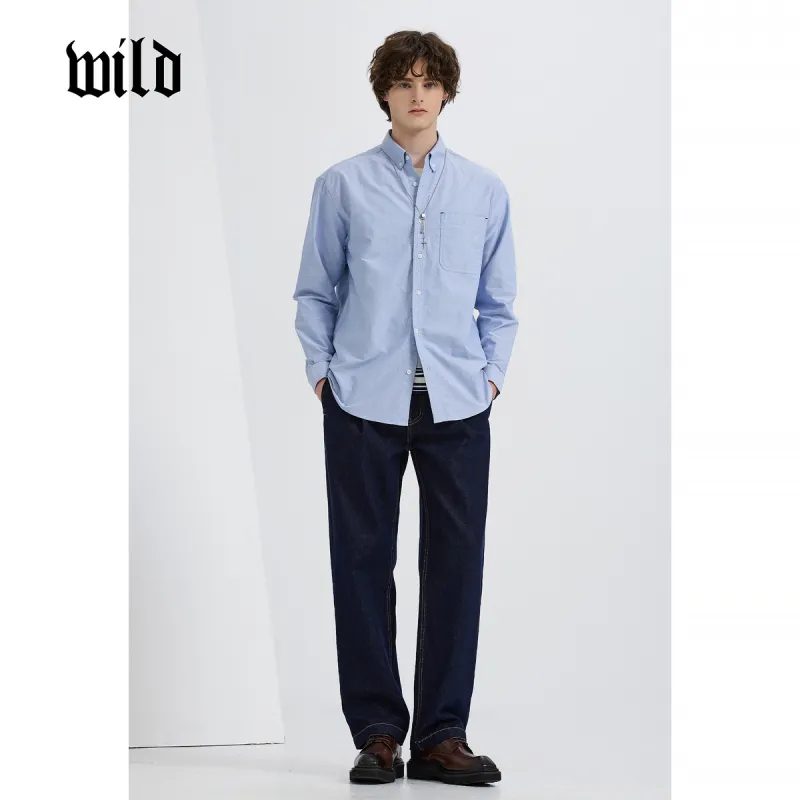 WILD LEADER Jeans Unisex Dark Blue[NKW5138W58]-3