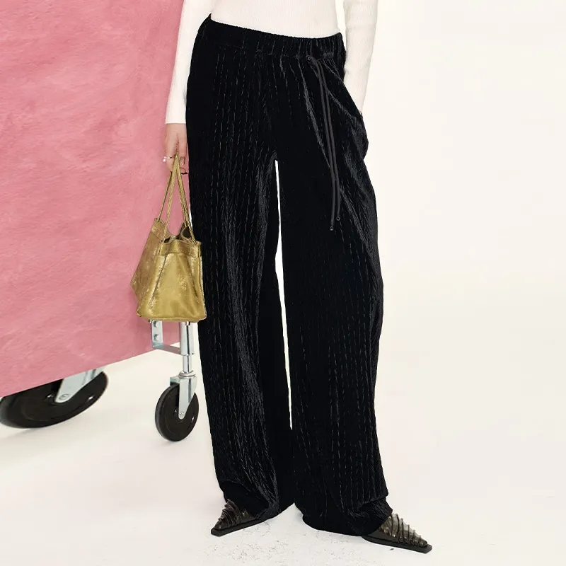 ELF SACK Casual Wide Leg Pants Women's-2