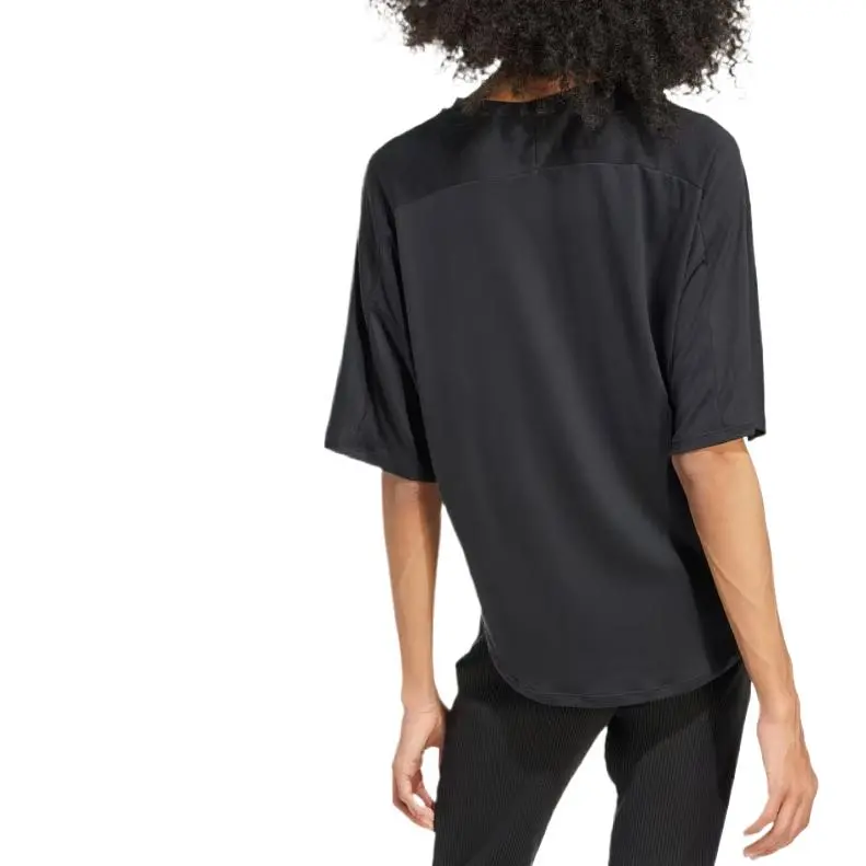 Adidas ExpressDance Drop Shoulder Sleeve T Shirt Women's Black-4