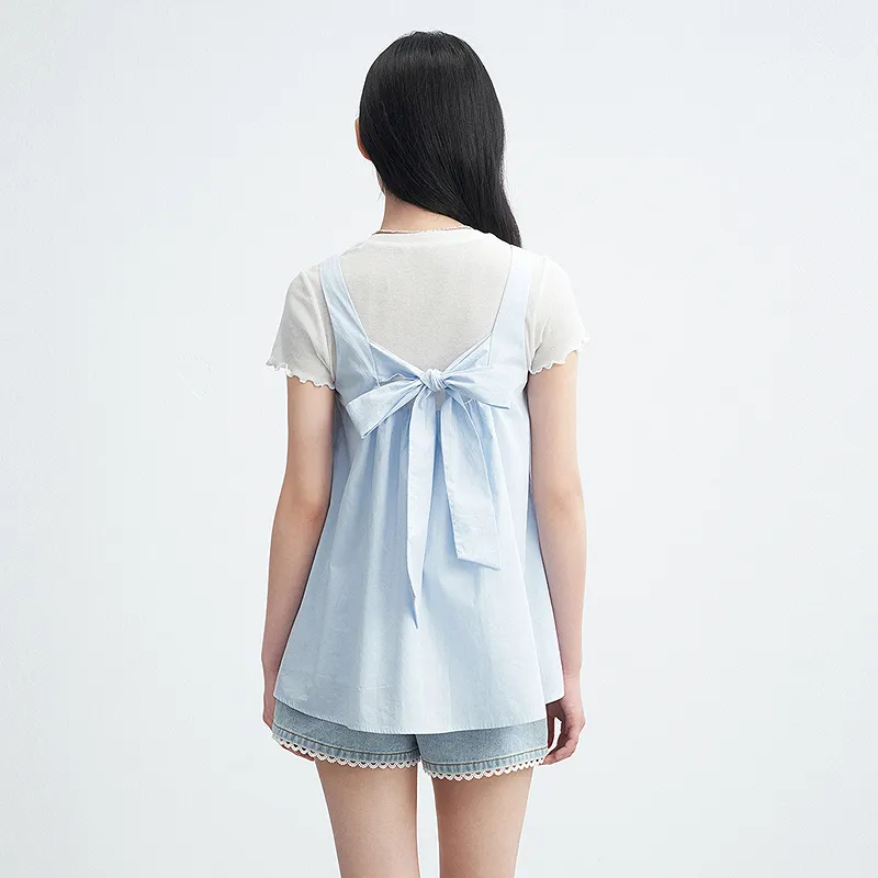 LEDIN Camisole Women's Ice Dew Blue In Stock-6