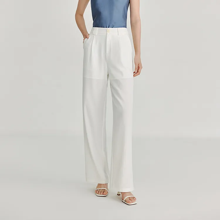 Inman Casual Pants Women's Porcelain Sand White-2