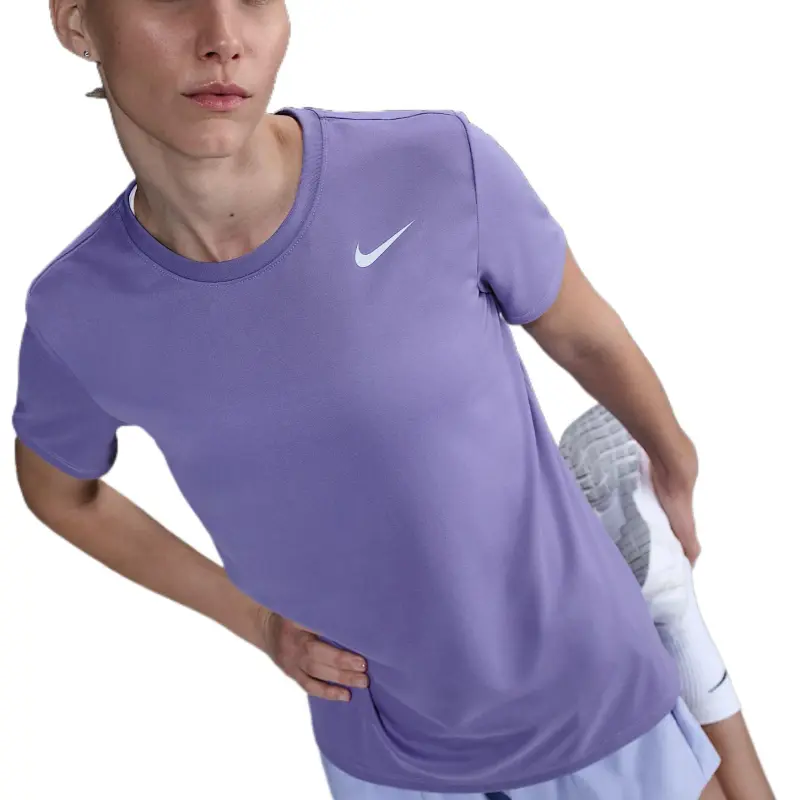 Nike Dri Fit SS25 Regular T Shirt Women's Ash Purple-2