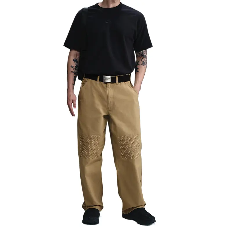 Nike SS25 Casual Pants Men's Brown Yellow-2
