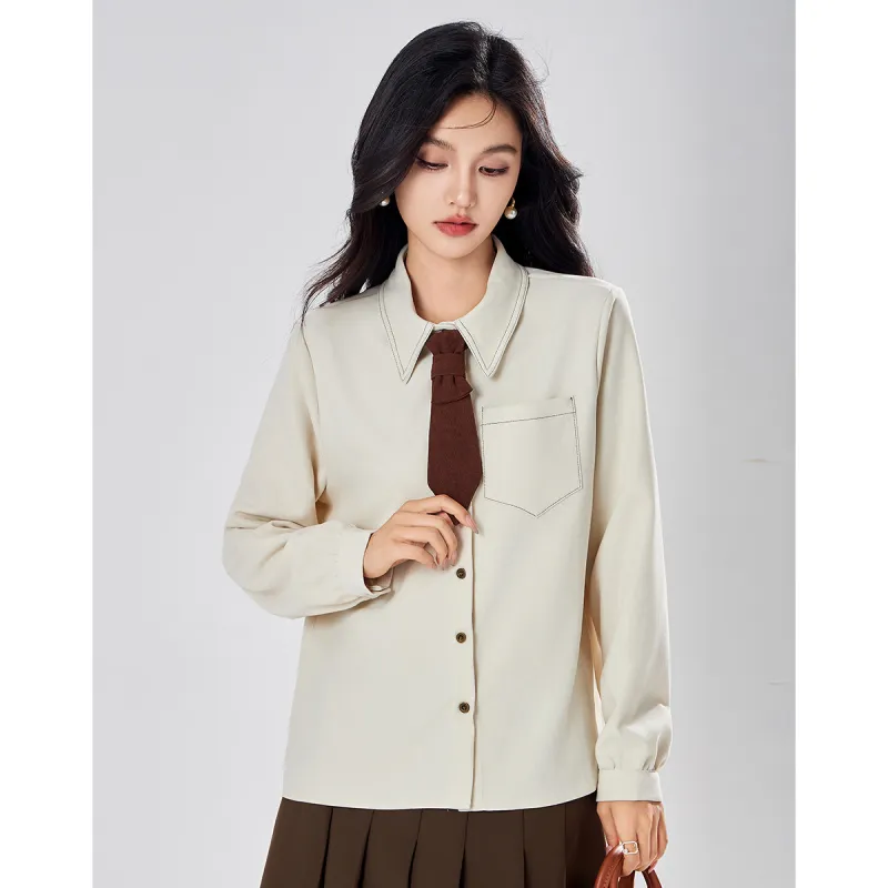 Love Elaine Shirt Women's Apricot-5