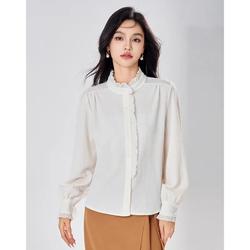 Love Elaine Shirts Women's Ecru-5