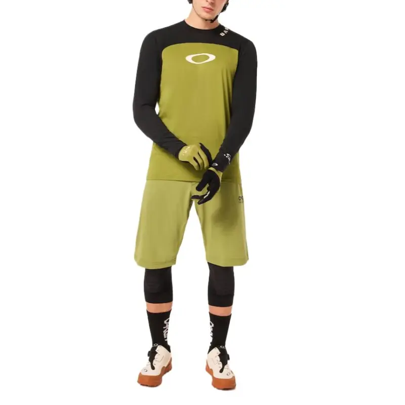 Oakley Free Ride Rc LS Jersey T-Shirt Men's Green-6