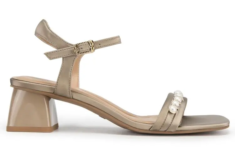 NATURSUN Chunky Heel High Heels 4.5cm Women's-7