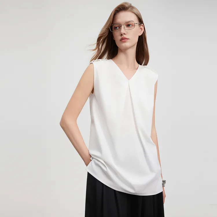 ELLE Shirts Women's White-4