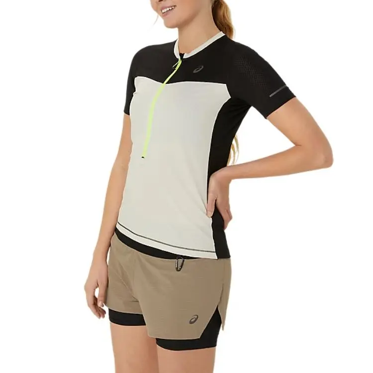 Asics WOMEN'SFUJITRAIL Regular T Shirt Women's Oat-2