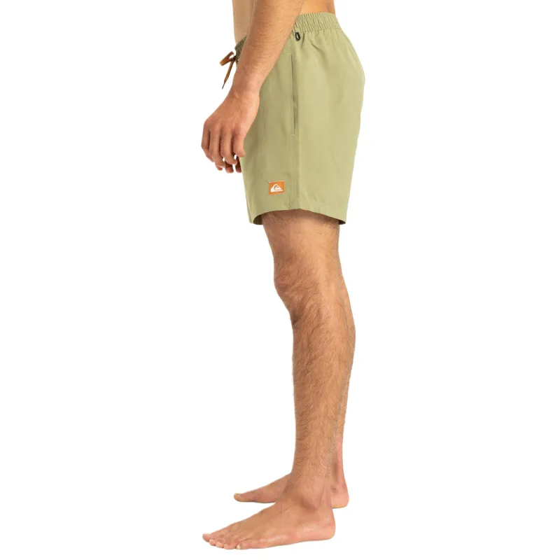 Quiksilver Everyday Solid Volley Beach Shorts Men's Green-4