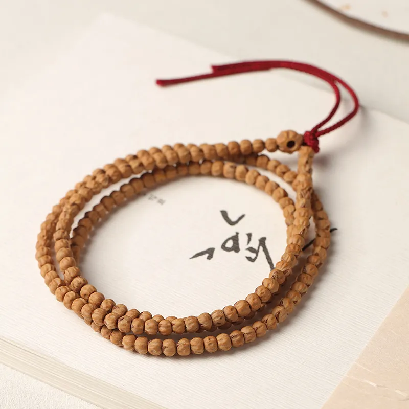 CHENTANMUZUO Cacumen Platycladi Seeds Bead Chain Unisex-2