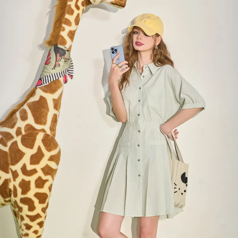 ELF SACK Short Sleeved Dresses Women's-3