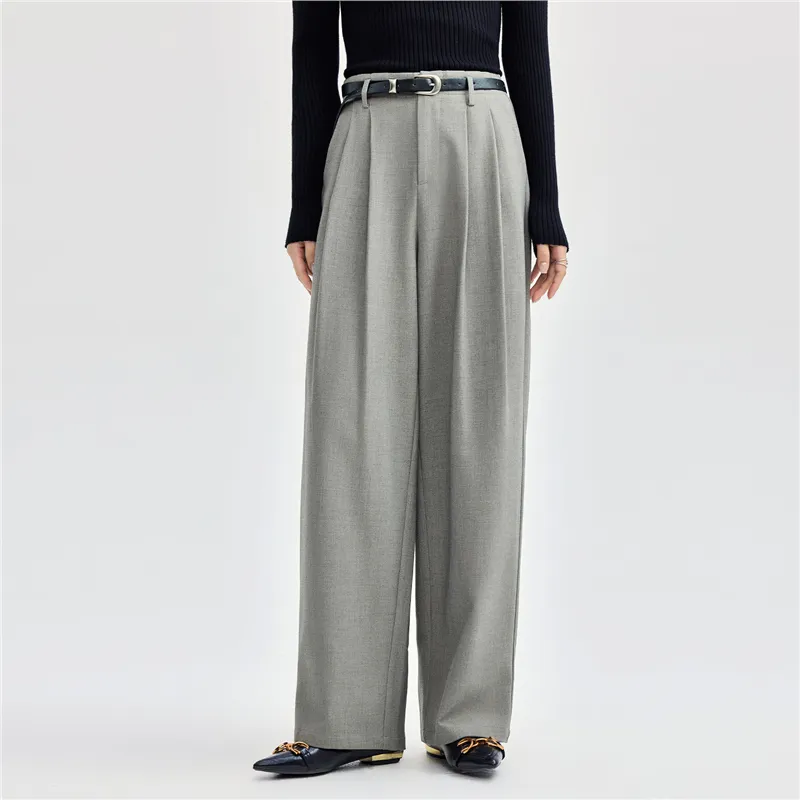 UNIQLO Suit Trouser Women's Heather Gray-3