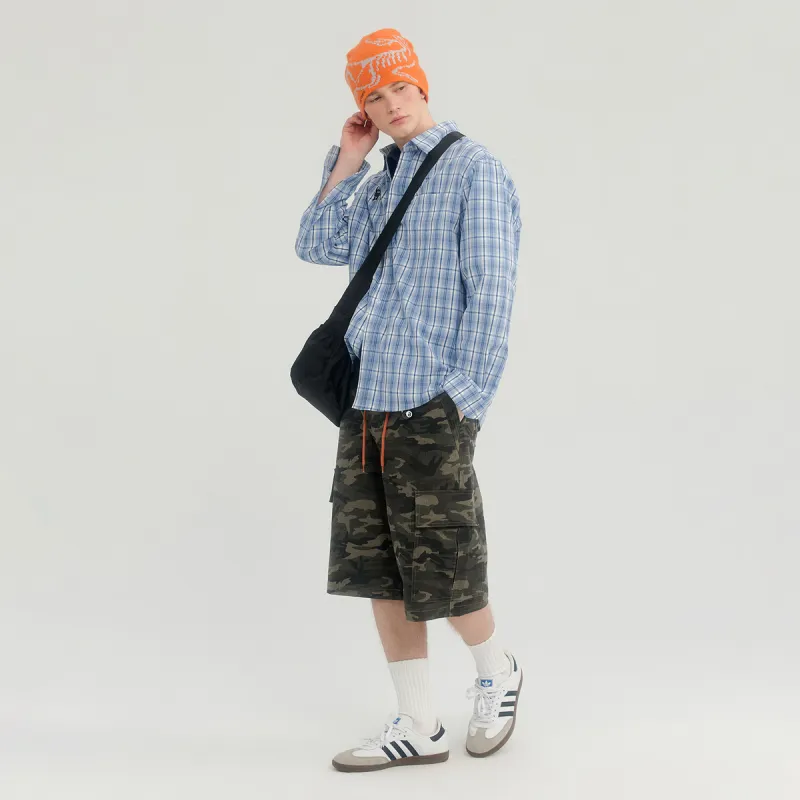 MYSAMESAME Cargo Shorts Unisex Camouflage In Stock-2