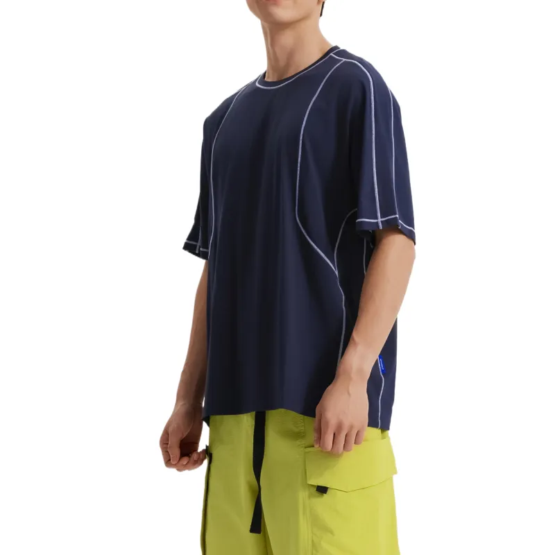 DECATHLON T Shirt Men's Blue Black-1