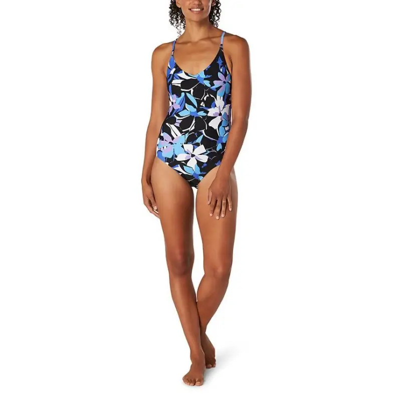 Speedo One piece Swimsuit Women's Floral All Over Print-3