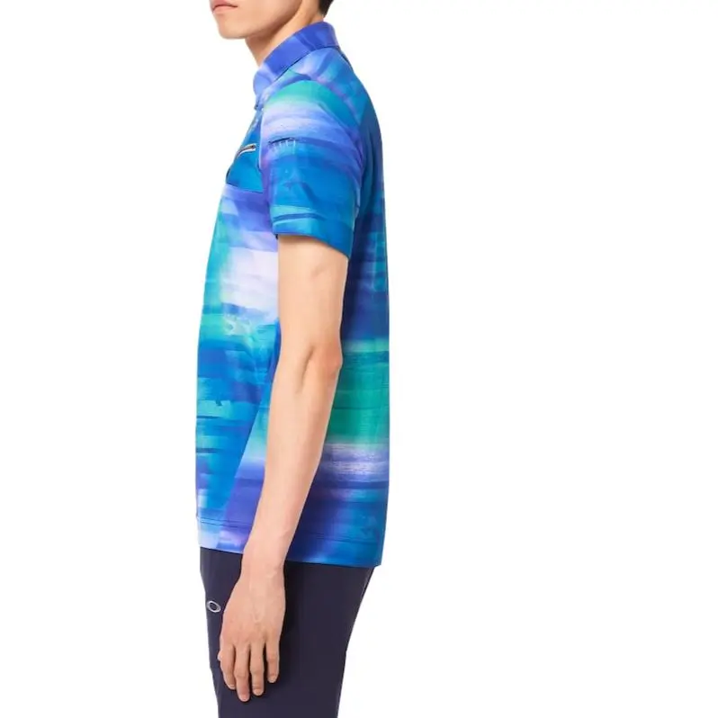 Oakley T-Shirt Men's Blue Print-5