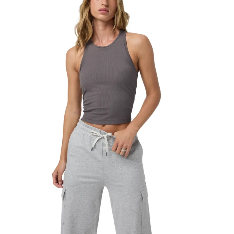 Vuori Yoga Tank Tops Women's Gray/Mallorca-1