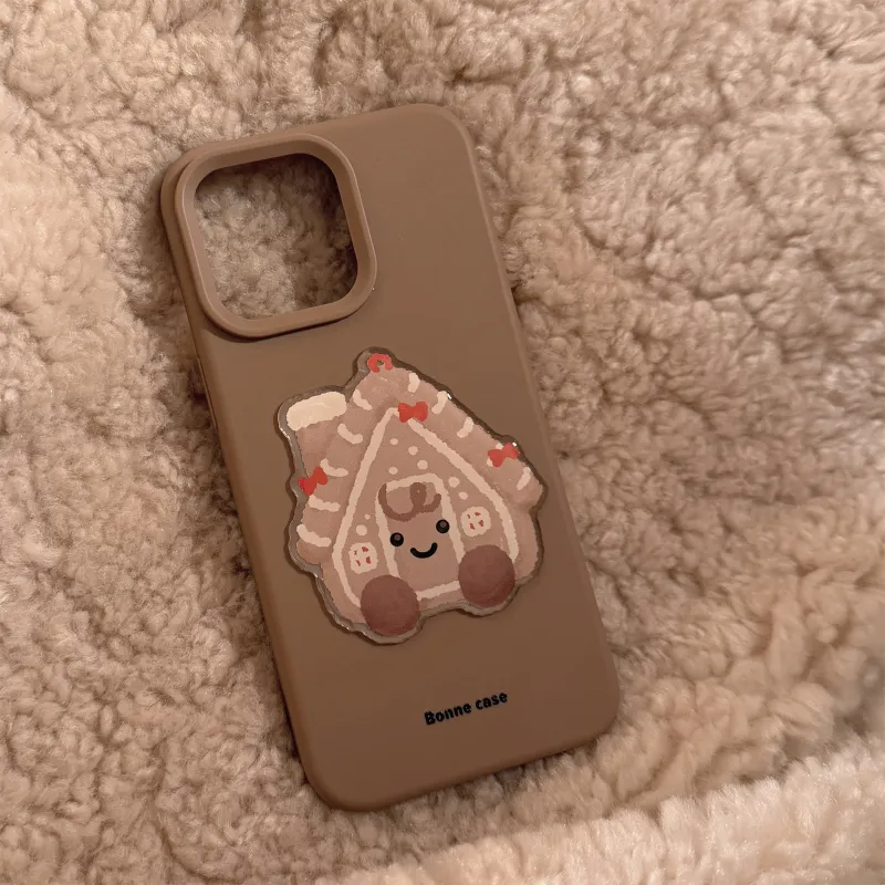 Cuttlefish Grid TPU Material Winter Cottage Suitable Phone Cases Compatible With Apple 16/15/14/13/12/11-5